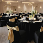 Chair Covers, Polyester Spandex Chair Cover, Stretch Slipcovers for Wedding Party Dining Banquet Flat-Front, alternate view 2