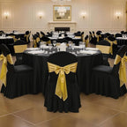 Chair Covers, Polyester Spandex Chair Cover, Stretch Slipcovers for Wedding Party Dining Banquet Flat-Front, alternate view 2