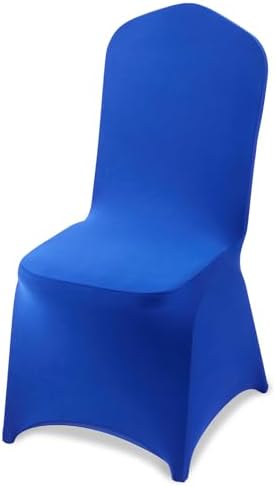 Chair Covers, Polyester Spandex Chair Cover, Stretch Slipcovers for Wedding Party Dining Banquet Flat-Front