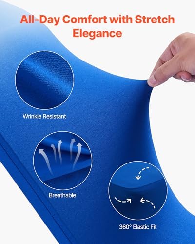 Chair Covers, Polyester Spandex Chair Cover, Stretch Slipcovers for Wedding Party Dining Banquet Flat-Front, alternate view 5