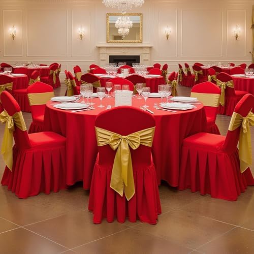 Chair Covers, Polyester Spandex Chair Cover, Stretch Slipcovers for Wedding Party Dining Banquet Flat-Front, alternate view 2