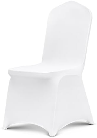 Chair Covers, Polyester Spandex Chair Cover, Stretchy Flat-Front Chairs Protective Slipcover, Universal Fitted