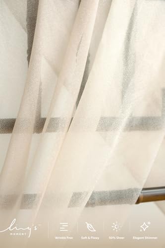 Chair Sashes, Wedding Aisle Decorations, White Beige, 16pcs, alternate view 3