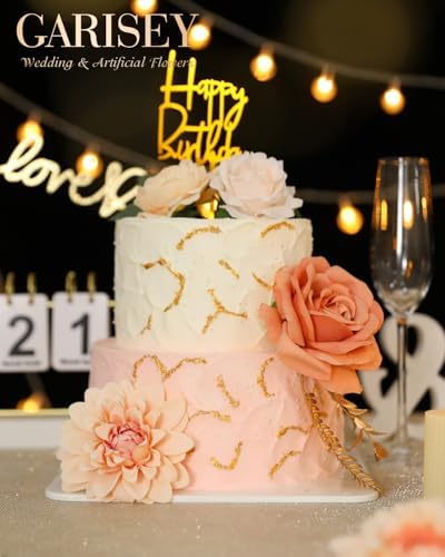 Champagne Artificial Flowers Combo Box Set for Wedding Bouquets Home Decor in Champagne, alternate view 4