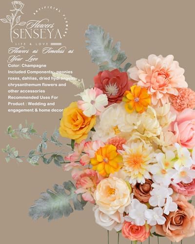 Champagne Artificial Flowers Combo for Wedding & Home Decor in Champagne, alternate view 2