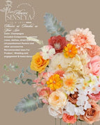 Champagne Artificial Flowers Combo for Wedding & Home Decor in Champagne, alternate view 2