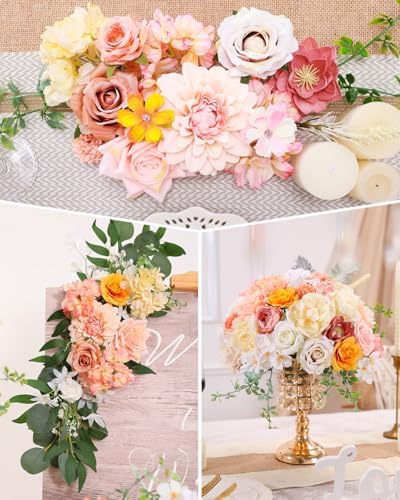 Champagne Artificial Flowers Combo for Wedding & Home Decor in Champagne, alternate view 3
