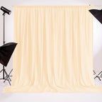 Champagne Backdrop Curtain - 10x10FT Back Drop Curtains for Parties Wrinkle-Free Soft Polyester Backdrop Wedding, alternate