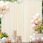 Champagne Backdrop Curtain for Parties Wedding Baby Shower Wrinkle Free Photo Curtains Backdrop Drapes Fabric