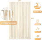 Champagne Backdrop Curtain for Parties Wedding Baby Shower Wrinkle Free Photo Curtains Backdrop Drapes Fabric, alternate view