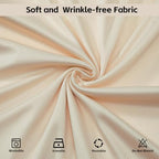 Champagne Backdrop Curtains for Wedding Parties, 10x10FT Wrinkle Free Photo Backdrop Curtains for Wedding, alternate view 4