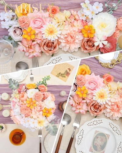Champagne Powder Artificial Flowers Combo Box Set for Wedding Bouquets Home Decor in Champagne Powder, alternate view 3