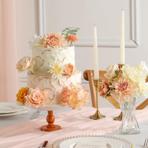 Champagne Powder Artificial Flowers Combo Box Set for Wedding Bouquets Home Decor in Champagne Powder, alternate view 4