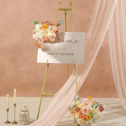 Champagne Powder Artificial Flowers Combo Box Set for Wedding Bouquets Home Decor in Champagne Powder, alternate view 6