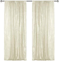 Champagne Sequin Backdrop Curtain 2 Panels 2FTx8FT Glitter Champagne Background Drapes Sparkle Photography