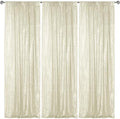 Champagne Sequin Backdrop Curtain 3 Panels 2FTx8FT Glitter Champagne Background Drapes Sparkle Photography