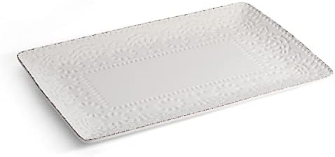 Chateau Serve Platter, 14.25 Inch, Blue and White, Cream in 14.25 Inch in Cream, alternate view 4