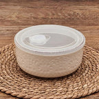 Chateau Storage Bowls, 6 inch, Cream in 6 inch in Cream, alternate view 2