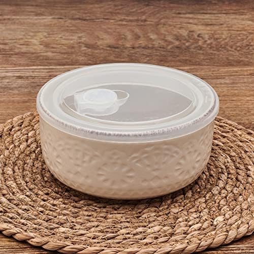 Chateau Storage Bowls, 6 inch, Cream in 6 inch in Cream, alternate view 2