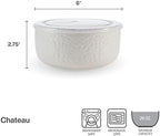 Chateau Storage Bowls, 6 inch, Cream in 6 inch in Cream, alternate view 3