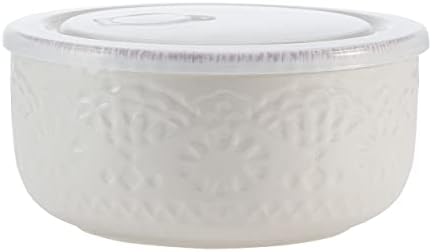 Chateau Storage Bowls, 6 inch, Cream in 6 inch in Cream, alternate view 5