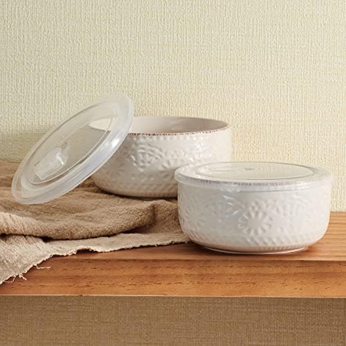 Chateau Storage Bowls, 6 inch, Cream in 6 inch in Cream, alternate view 6
