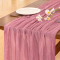 Cheesecloth Table Runner Fall Boho Wedding Birthday Party Home Decor