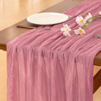 Cheesecloth Table Runner Fall Boho Wedding Birthday Party Home Decor