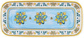 Chianti Melamine Serving Tray, 15 x 6.5 Inch Rectangular Serving Platter, BPA Free Food Tray for Party