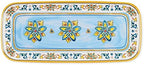 Chianti Melamine Serving Tray, 15 x 6.5 Inch Rectangular Serving Platter, BPA Free Food Tray for Party