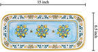 Chianti Melamine Serving Tray, 15 x 6.5 Inch Rectangular Serving Platter, BPA Free Food Tray for Party, alternate view 2