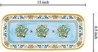 Chianti Melamine Serving Tray, 15 x 6.5 Inch Rectangular Serving Platter, BPA Free Food Tray for Party, alternate view 3