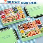 Chilled Portable Snackle Box Container with Ice Pack, Beach Essentials for Summer, Divided Serving Tray with, alternate view