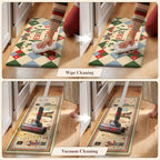 Christmas Circus Nutcracker Kitchen Mats Cushioned Anti Fatigue, alternate view 5