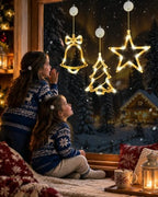Christmas Decorations, 3 Pack Rechargeable Christmas Window Lights, alternate view 2