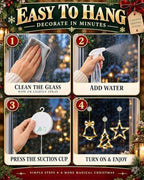 Christmas Decorations, 3 Pack Rechargeable Christmas Window Lights, alternate view 3