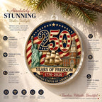 Christmas Decorations, Christmas Ornaments, 250 Anniversary Christmas Ornament, 250 Anniversary USA Merchandise, alternate