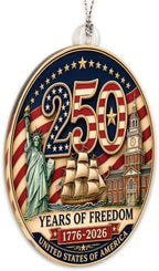 Christmas Decorations, Christmas Ornaments, 250 Anniversary Christmas Ornament, 250 Anniversary USA Merchandise, alternate