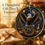 Christmas Decorations - Christmas Ornaments - 250 Anniversary USA Merchandise - Christmas Ornament 2026, alternate view 2