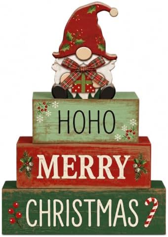 Christmas Decorations Indoor, Christmas Gnome Home Decor in Red
