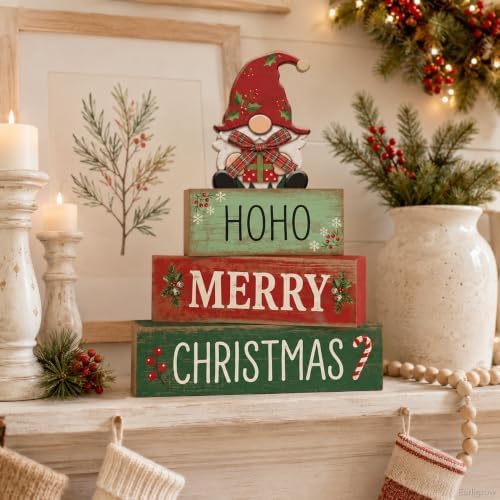 Christmas Decorations Indoor, Christmas Gnome Home Decor in Red, alternate view 5