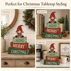 Christmas Decorations Indoor, Christmas Gnome Home Decor in Red, alternate view 6