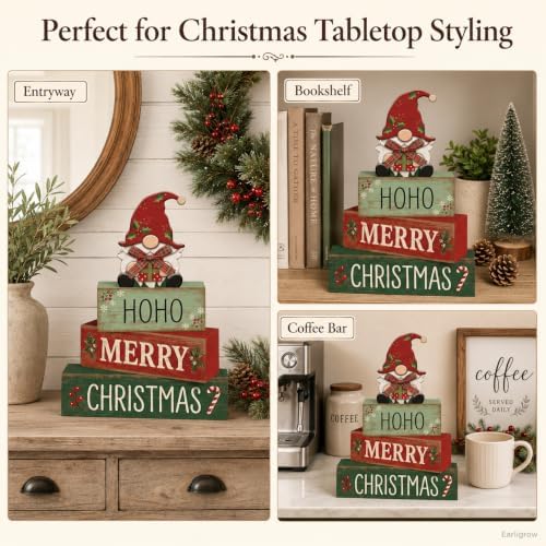 Christmas Decorations Indoor, Christmas Gnome Home Decor in Red, alternate view 6
