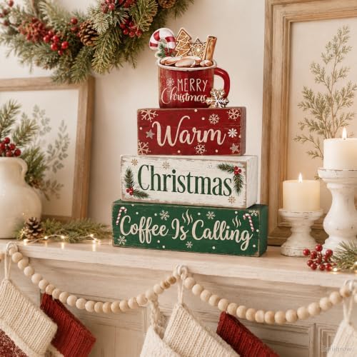 Christmas Decorations Indoor, Christmas Hot Cocoa Home Decor, alternate view 5