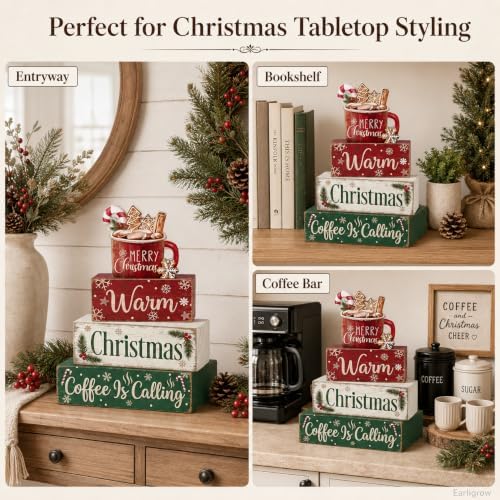Christmas Decorations Indoor, Christmas Hot Cocoa Home Decor, alternate view 6