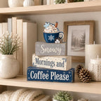 Christmas Decorations Indoor, Christmas Snowflake Coffee Home Decor, alternate view 2