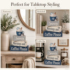 Christmas Decorations Indoor, Christmas Snowflake Coffee Home Decor, alternate view 6