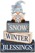 Christmas Decorations Indoor, Christmas Winter Snowflake Gnome Home Decor