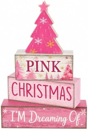 Christmas Decorations Indoor, Winter Pink Christmas Tree Home Decor