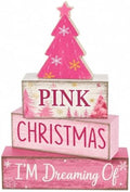 Christmas Decorations Indoor, Winter Pink Christmas Tree Home Decor